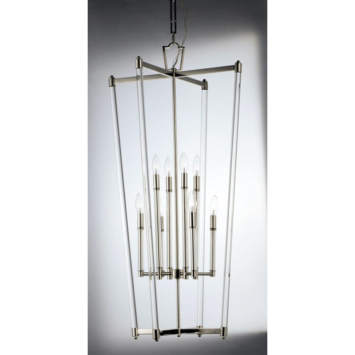 Lucent Polished Nickel Multi-Light Pendant - Pendants