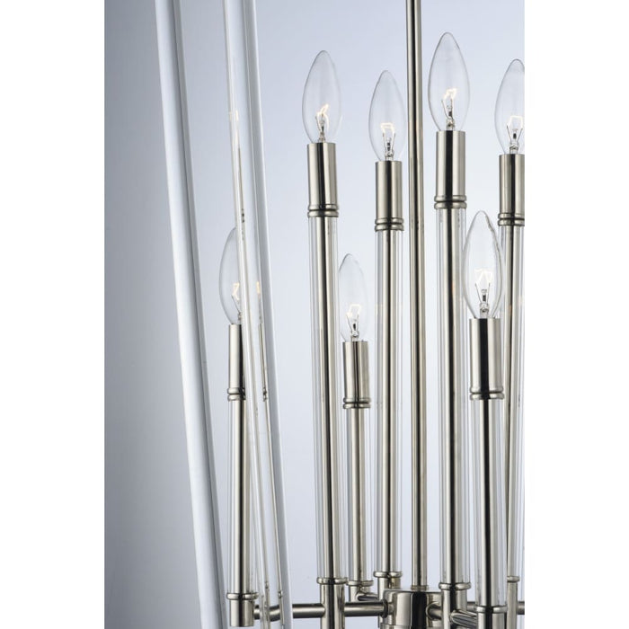 Lucent Polished Nickel Multi-Light Pendant - Pendants