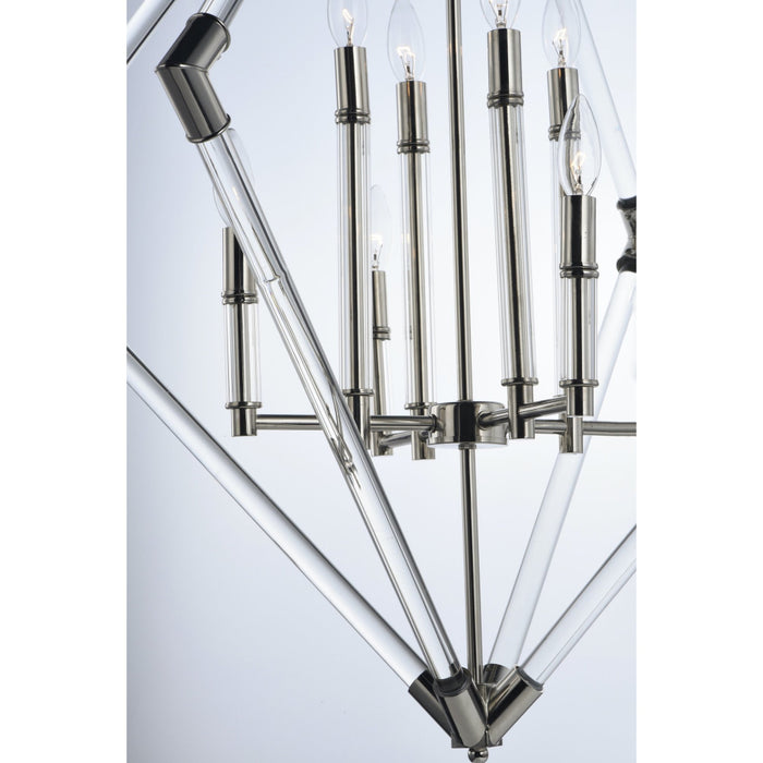 Lucent Polished Nickel Multi-Light Pendant - Pendants