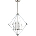 Lucent Polished Nickel Multi-Light Pendant - Pendants