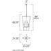 Lucent Polished Nickel Multi-Light Pendant - Pendants