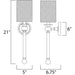 Lucent Polished Nickel Wall Sconce - Wall Sconce