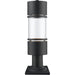 Luminata Black LED Outdoor Pier Mounted Fixture | theLightShop
