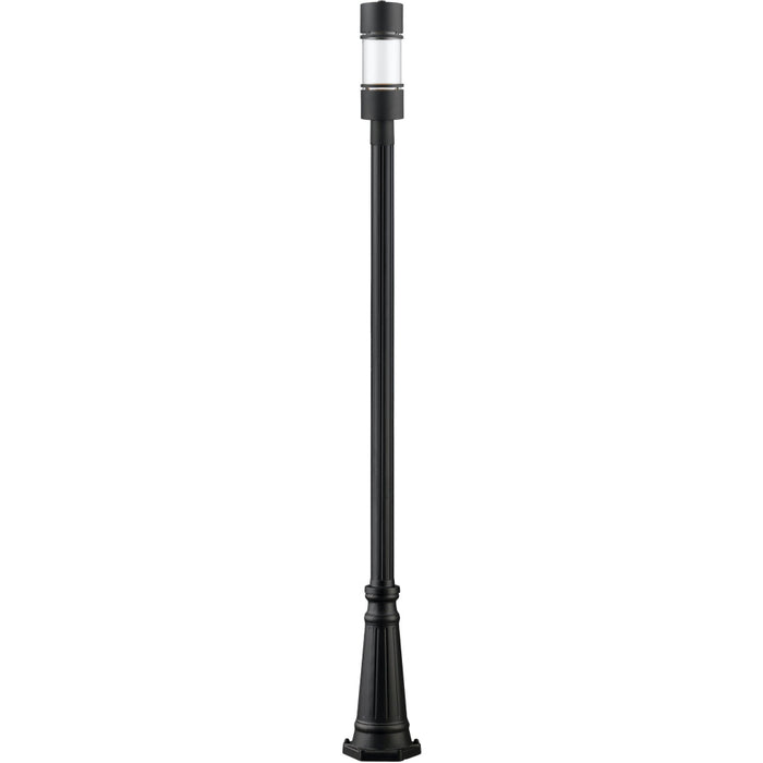 Luminata Black LED Outdoor Post Mounted Fixture | theLightShop