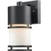 Luminata Black LED Outdoor Wall Sconce | theLightShop