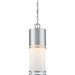 Luminata Brushed Aluminum LED Outdoor Chain Mount Ceiling Fixture - Outdoor Chain Mount Ceiling Fixture
