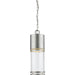 Luminata Brushed Aluminum LED Outdoor Chain Mount Ceiling Fixture | theLightShop