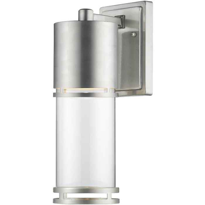 Luminata Brushed Aluminum LED Outdoor Wall Sconce - Outdoor Wall Sconce
