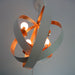 Luna 4 Light Matte White Antique Gold Sphere Mini Chandelier - Chandeliers