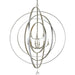 Luna 9 Light Antique Silver Chandelier - Chandeliers