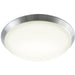 Luna Brushed Aluminum LED Flush Mount - Flushmounts