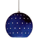 Lunar Cobalt Blue Halogen Mini Pendant - Mini-Pendants