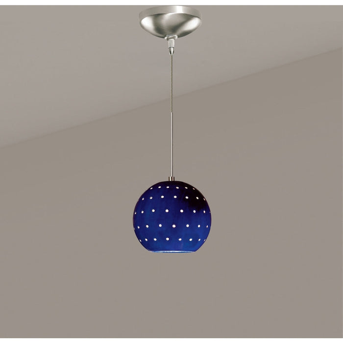 Lunar Cobalt Blue Halogen Mini Pendant - Mini-Pendants