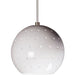 Lunar White Gloss Halogen Mini Pendant - Mini-Pendants