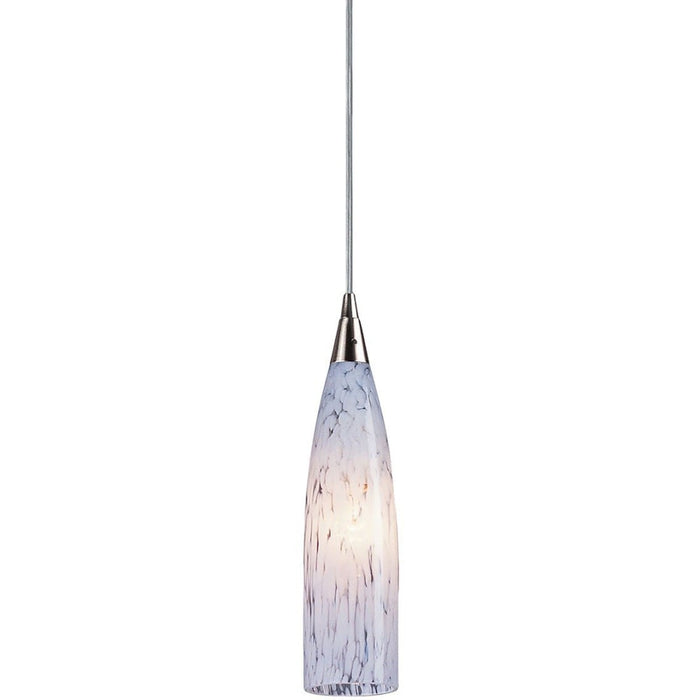 Lungo Satin Nickel Mini Pendant - Mini-Pendants
