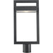 Luttrel Black LED Outdoor Post Mount Fixture | theLightShop