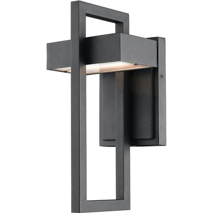 Luttrel Black LED Outdoor Wall Sconce - Outdoor Wall Sconce