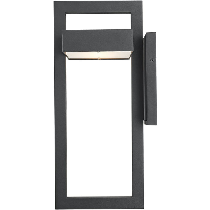 Luttrel Black LED Outdoor Wall Sconce - Outdoor Wall Sconces