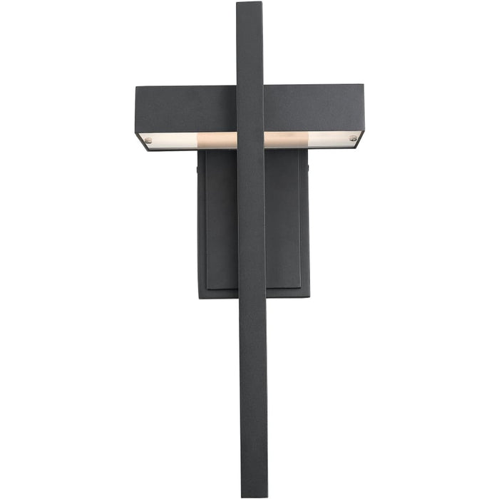 Luttrel Black LED Outdoor Wall Sconce - Outdoor Wall Sconces
