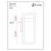 Luttrel Black LED Outdoor Wall Sconce - Outdoor Wall Sconces