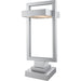 Luttrel Silver LED Outdoor Pier Mounted Fixture | theLightShop