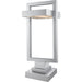 Luttrel Silver LED Outdoor Pier Mounted Fixture | theLightShop