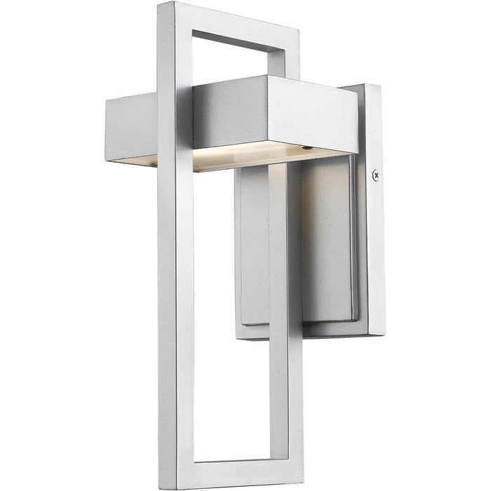 Luttrel Silver LED Outdoor Wall Sconce - Outdoor Wall Sconce