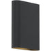 Lux Black LED Wall Sconce - Wall Sconce