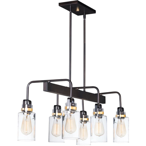 Magnolia Bronze / Gold Linear Pendant - Pendants