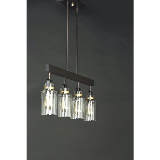 Magnolia Bronze / Gold Linear Pendant - Pendants