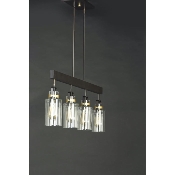 Magnolia Bronze / Gold Linear Pendant - Pendants