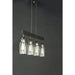 Magnolia Bronze / Gold Linear Pendant - Pendants