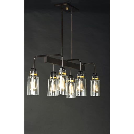 Magnolia Bronze / Gold Linear Pendant - Pendants