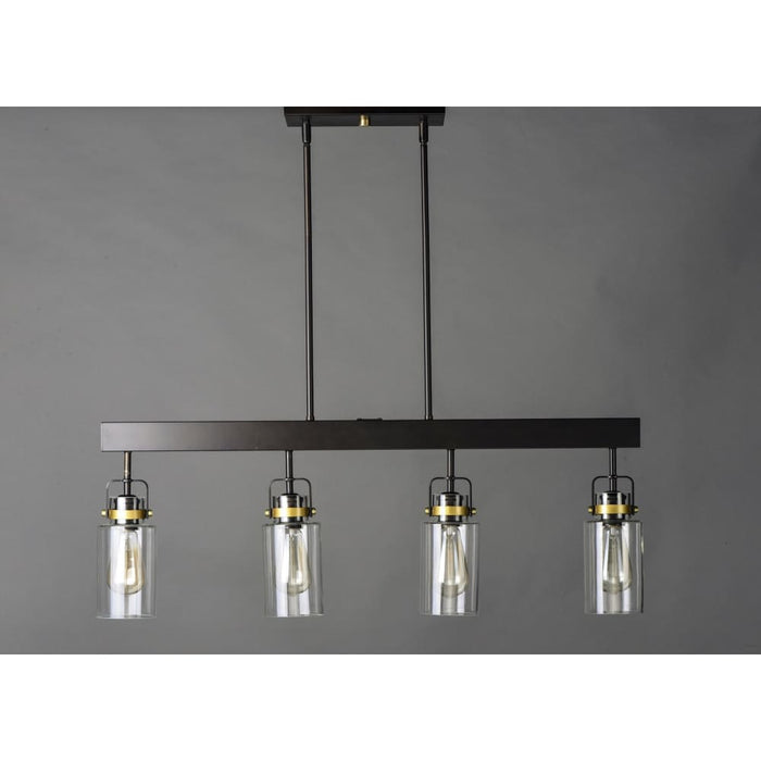 Magnolia Bronze / Gold Linear Pendant - Pendants