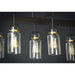 Magnolia Bronze / Gold Linear Pendant - Pendants