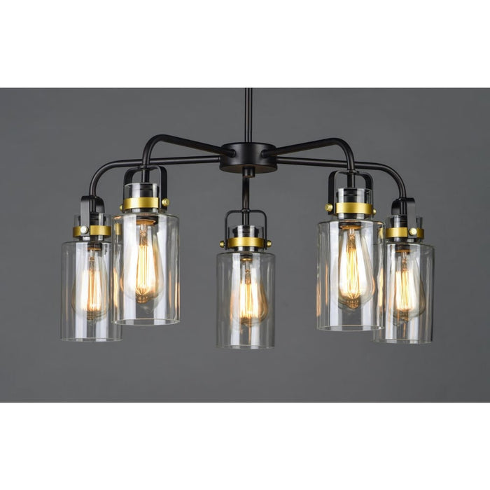 Magnolia Bronze / Gold Multi-Light Pendant - Pendants
