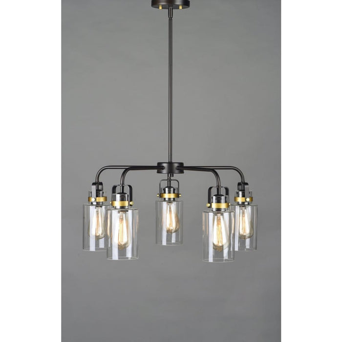 Magnolia Bronze / Gold Multi-Light Pendant - Pendants