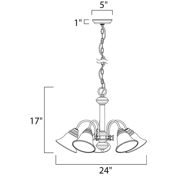 Malaga Oil Rubbed Bronze Chandelier - Chandeliers