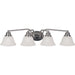 Malaga Satin Nickel Bath Vanity - Bath Vanity