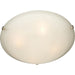 Malaga Satin Nickel Flush Mount - Flushmounts