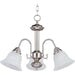 Malaga Satin Nickel Mini Chandelier - Chandeliers