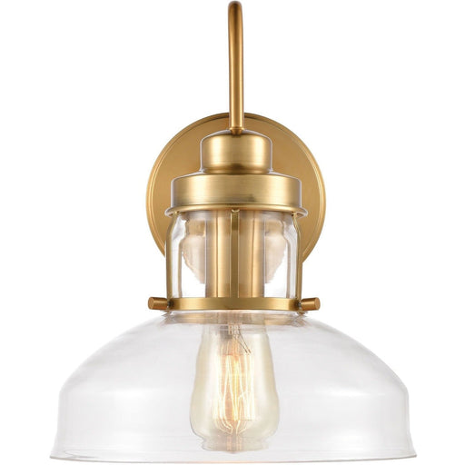 Manhattan Boutique Brushed Brass Wall Sconce - Wall Sconce