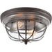 Manhattan Boutique Oil Rubbed Bronze Flush Mount - Flushmounts