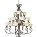 Manor Oil Rubbed Bronze Chandelier - Chandeliers