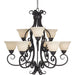 Manor Oil Rubbed Bronze Chandelier - Chandeliers