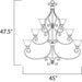 Manor Oil Rubbed Bronze Chandelier - Chandeliers