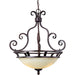 Manor Oil Rubbed Bronze Invert Bowl Pendant - Pendants