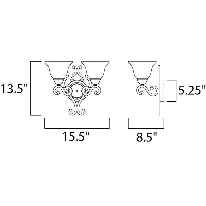 Manor Oil Rubbed Bronze Wall Sconce - Wall Sconce