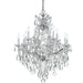 Maria Theresa 13 Light Clear Crystal Polished Chrome Chandelier - Chandeliers