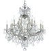 Maria Theresa 13 Light Swarovski Strass Crystal Polished Chrome Chandelier - Chandeliers